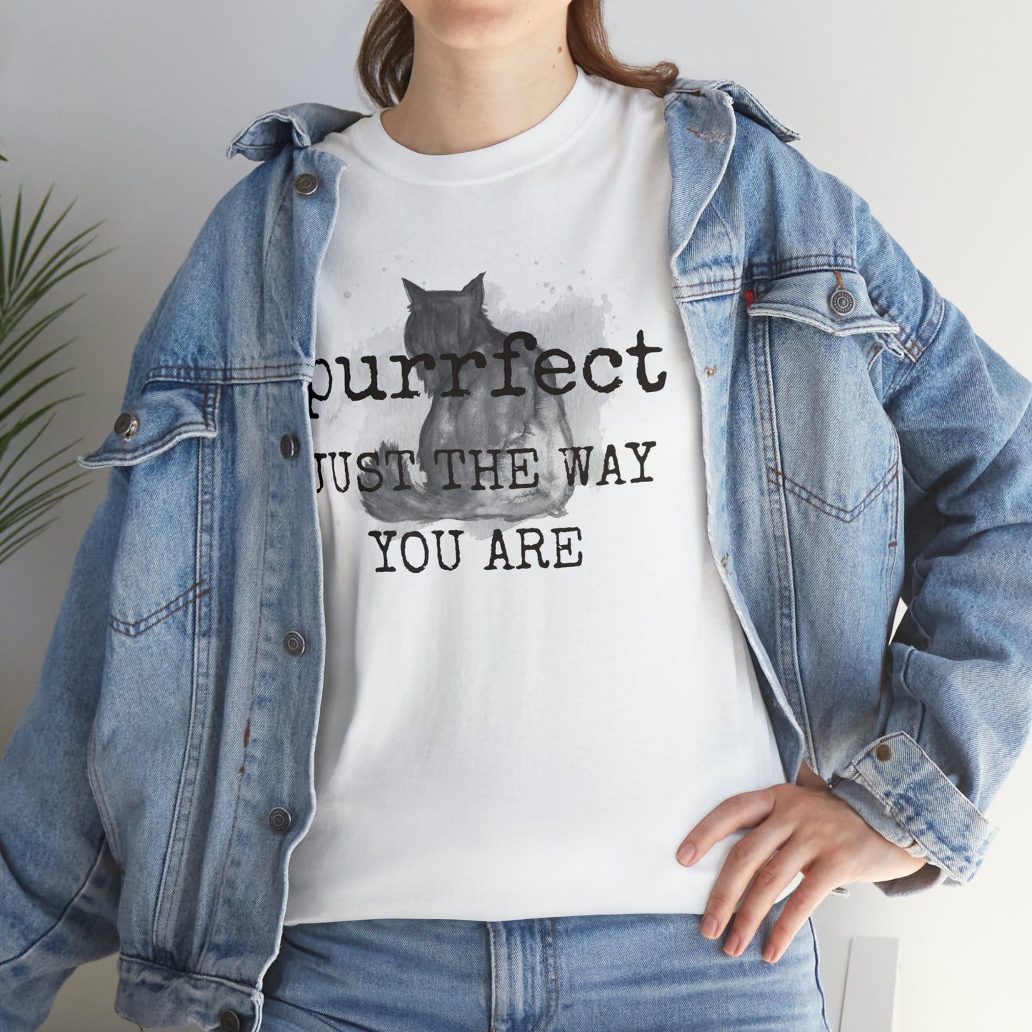 Purrfect Just the Way You Are Cat Tee