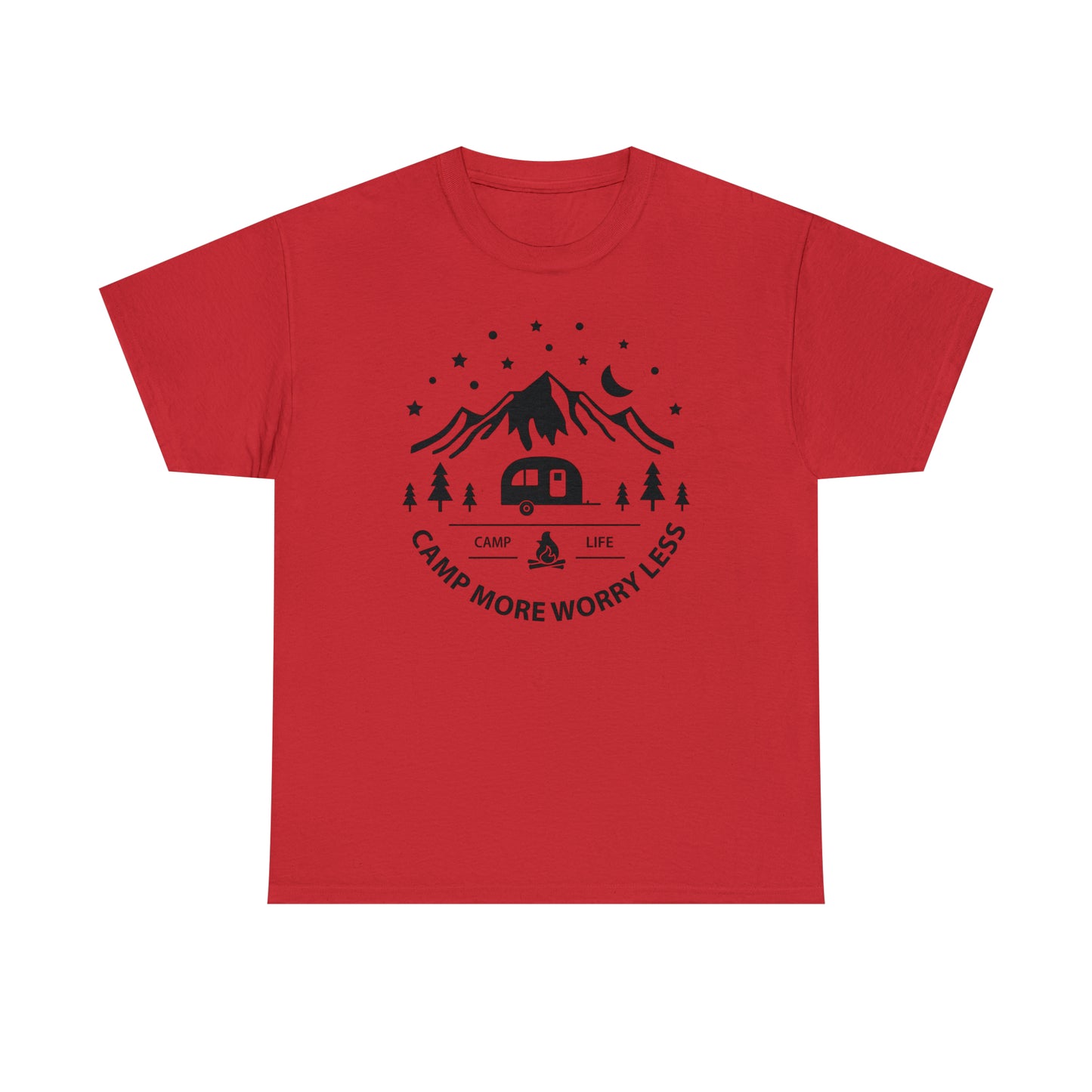 Camp More Worry Less Tee