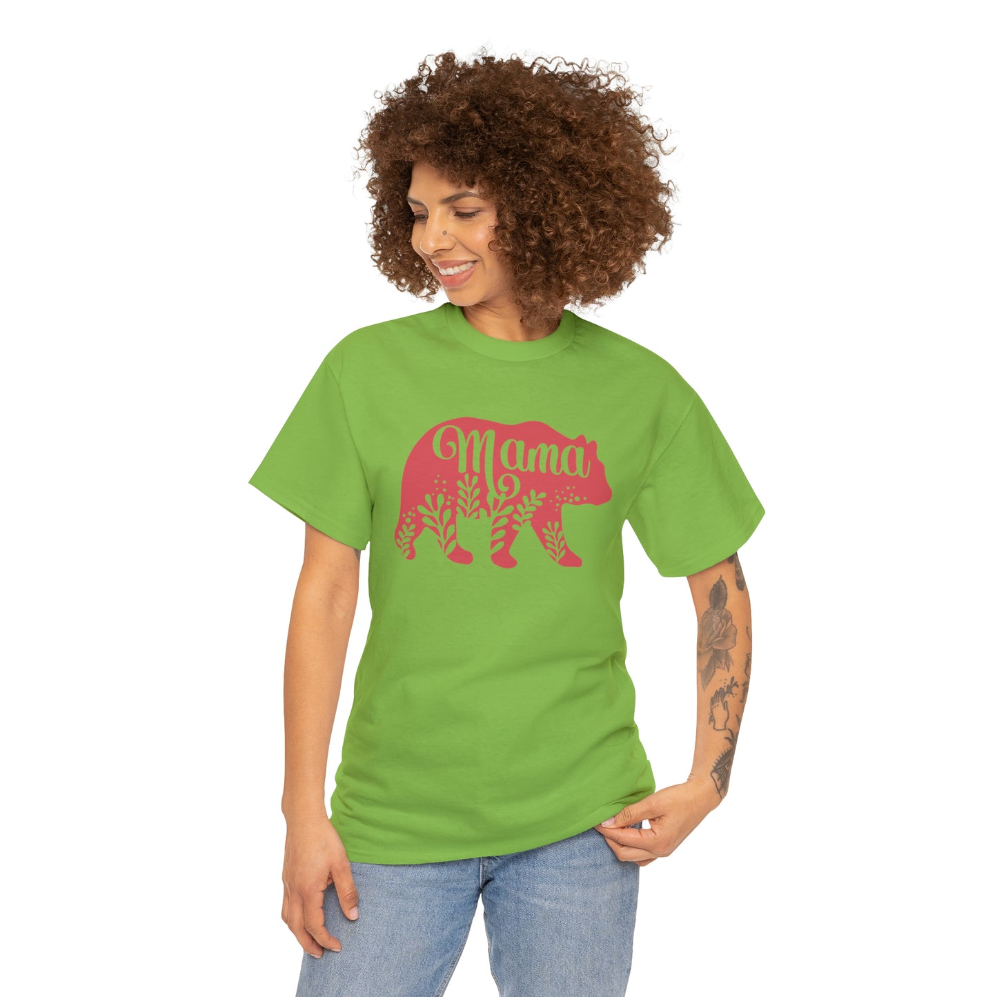 Mama Bear Greenery Tee