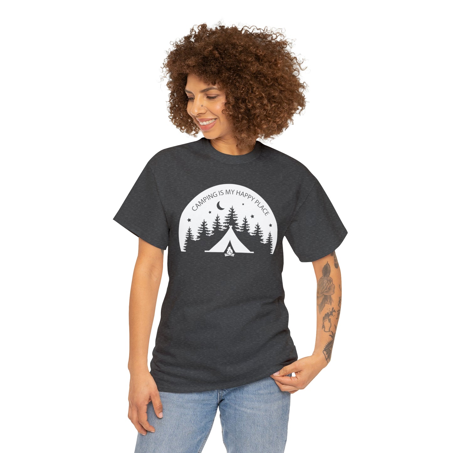 Camping Is My Happy Place Tee