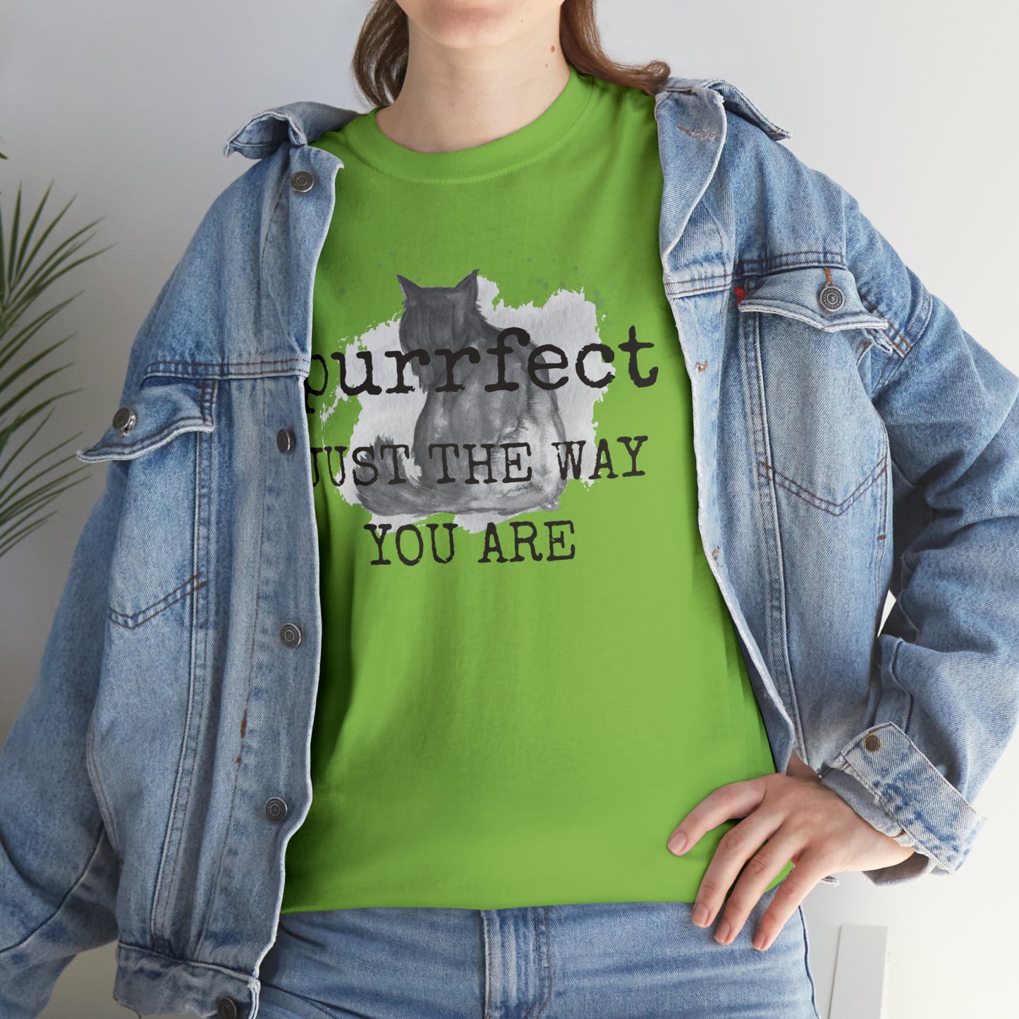 Purrfect Just the Way You Are Cat Tee