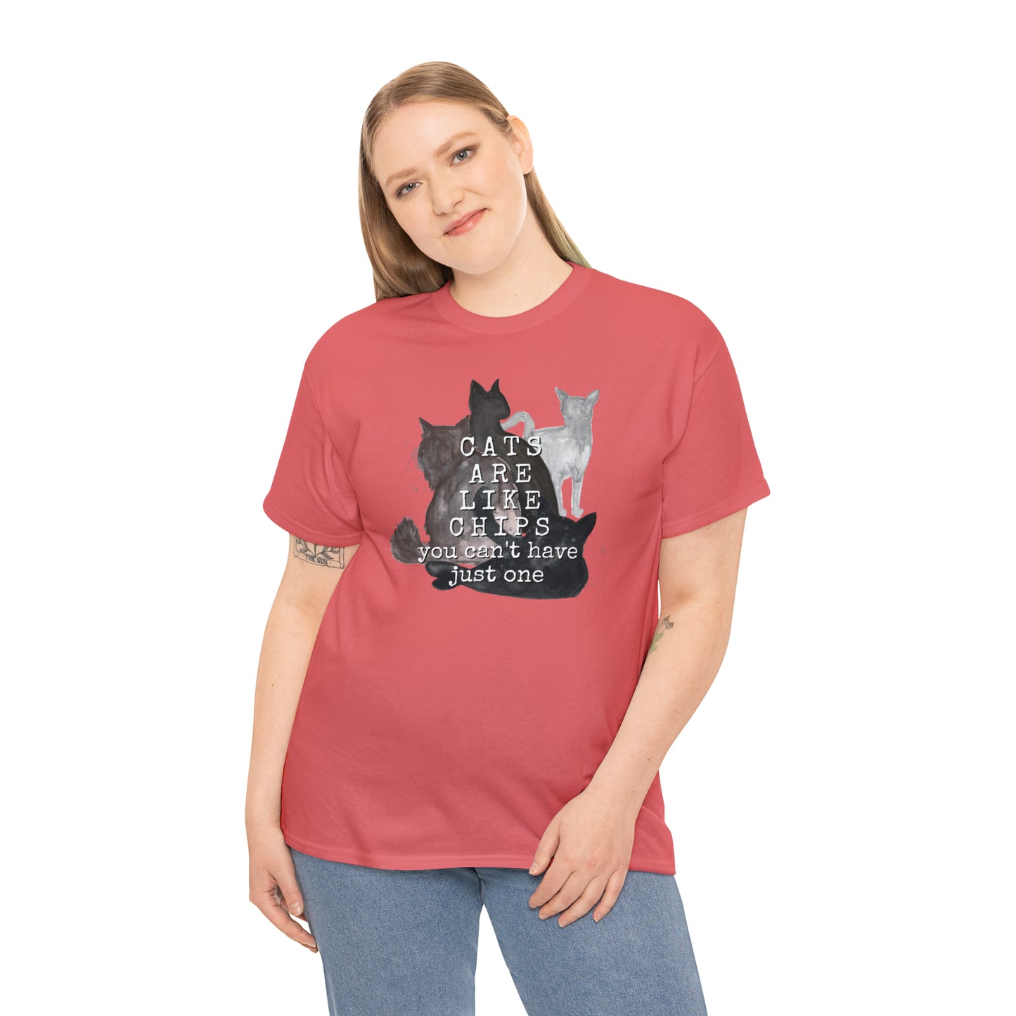 Cats Are Like Chips Tee