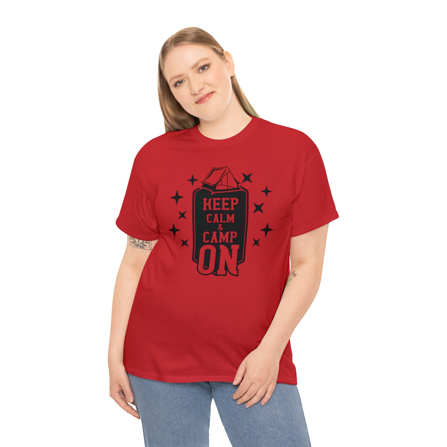 Keep Calm and Camp On Tee