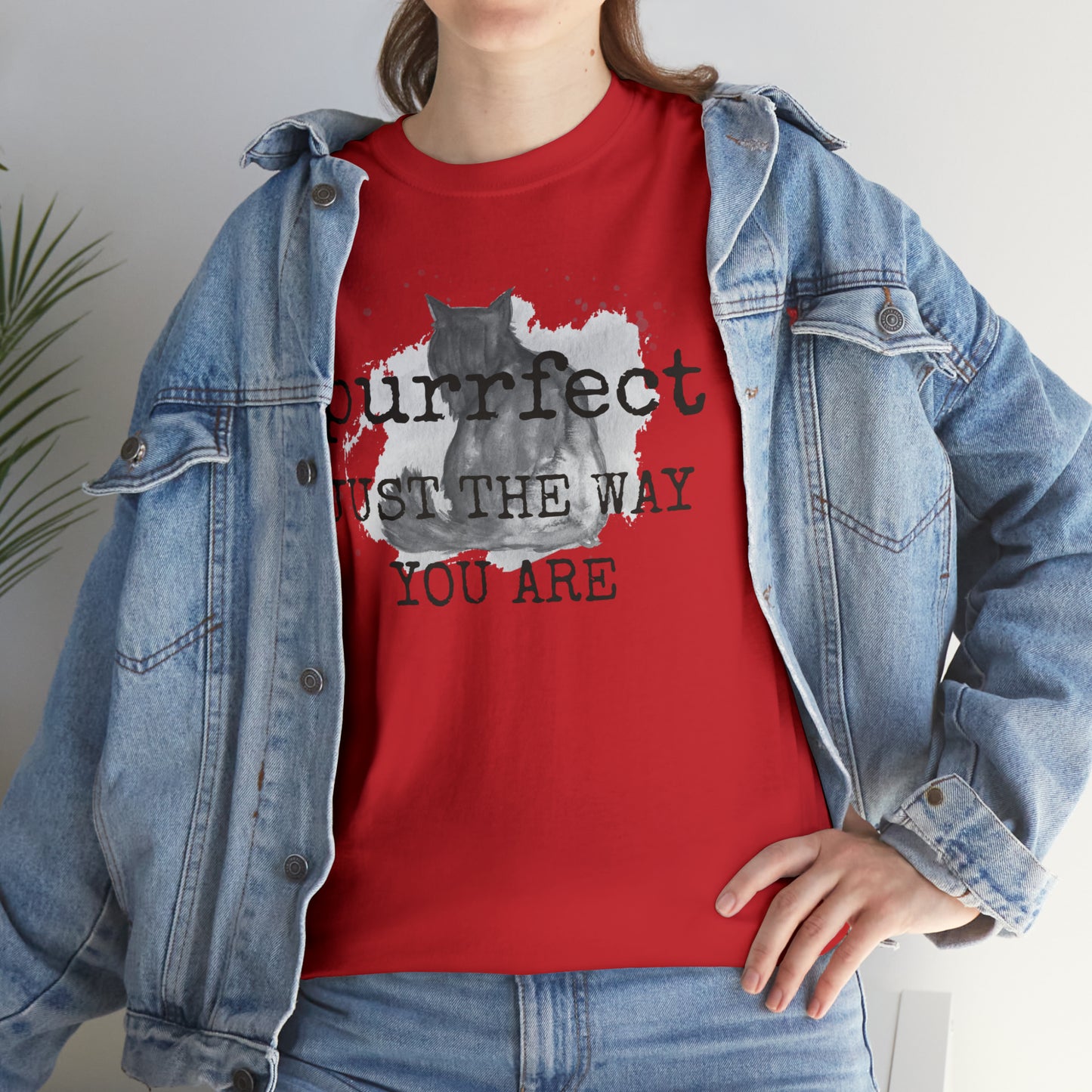 Purrfect Just the Way You Are Cat Tee