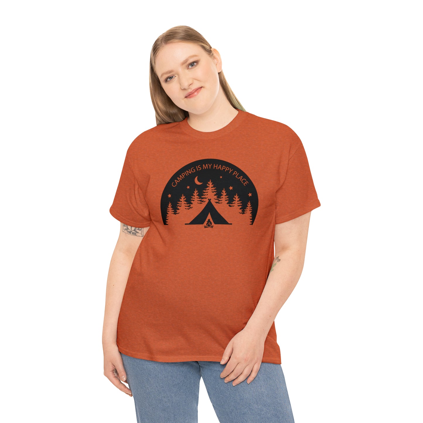 Camping Is My Happy Place Tee