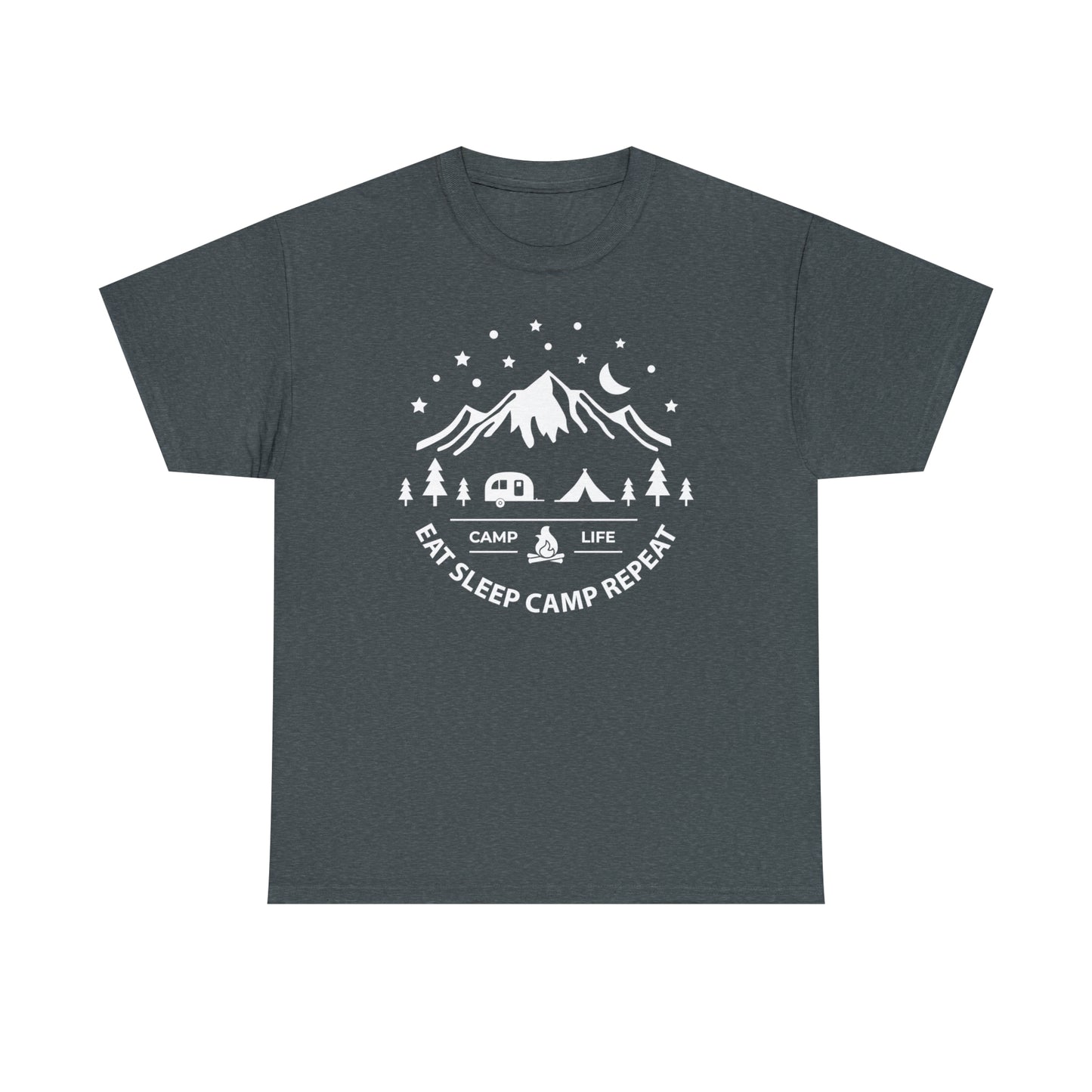 Eat Sleep Camp Repeat Tee