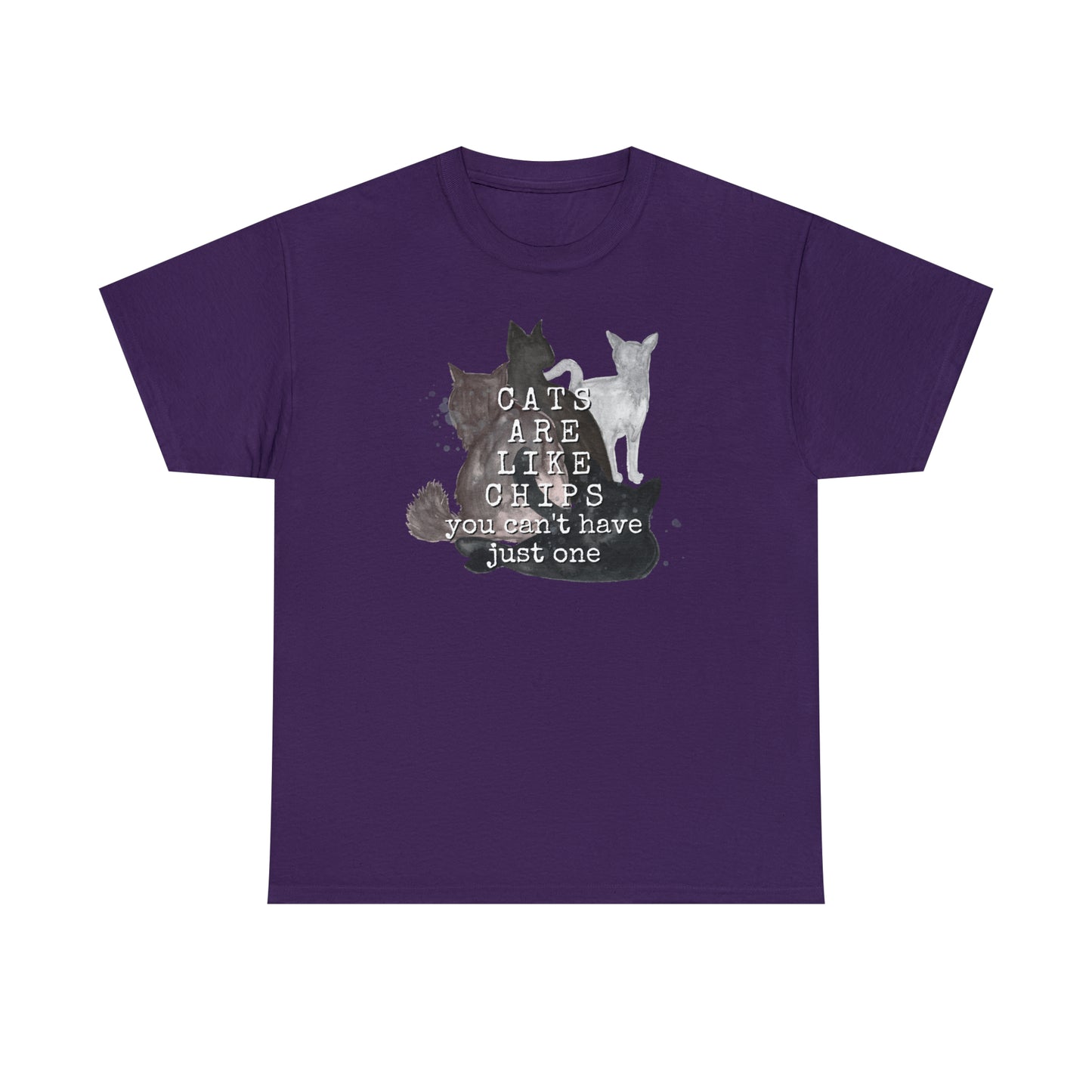 Cats Are Like Chips Tee