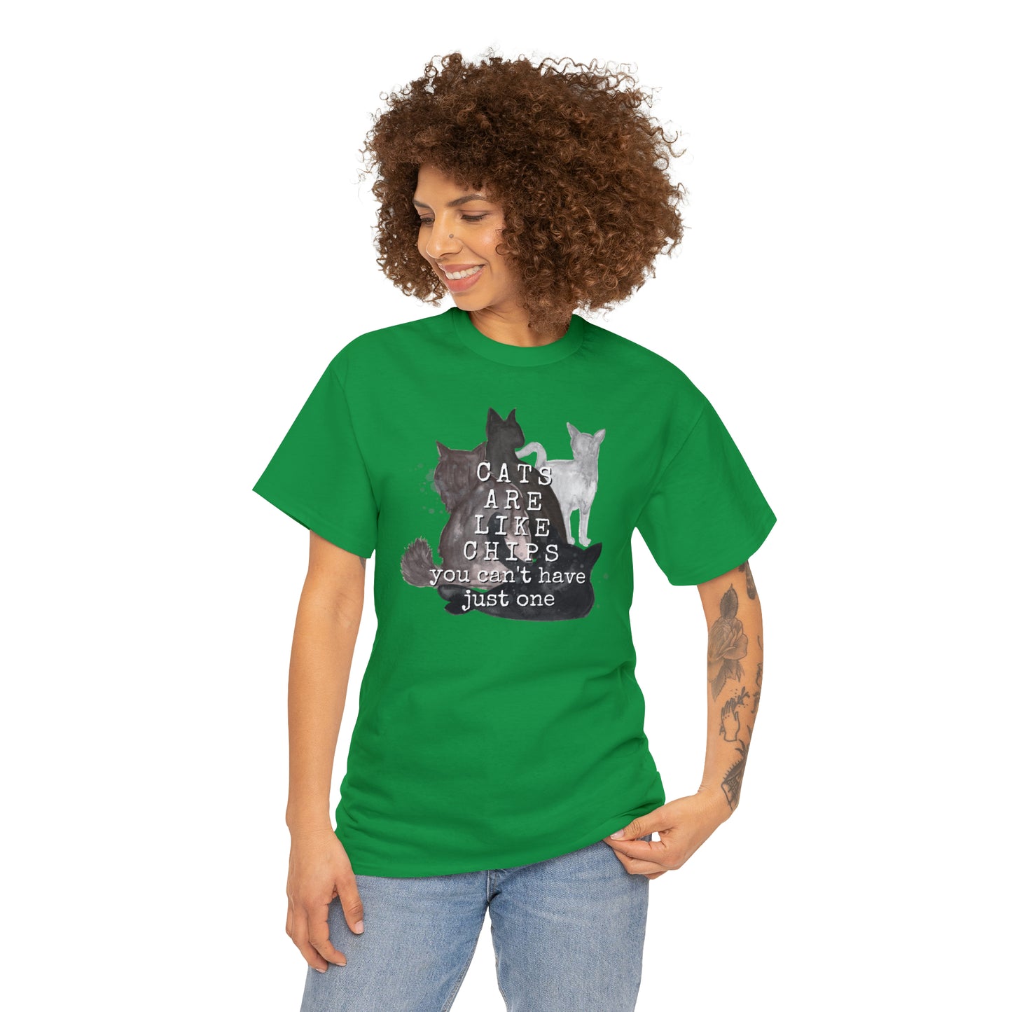 Cats Are Like Chips Tee