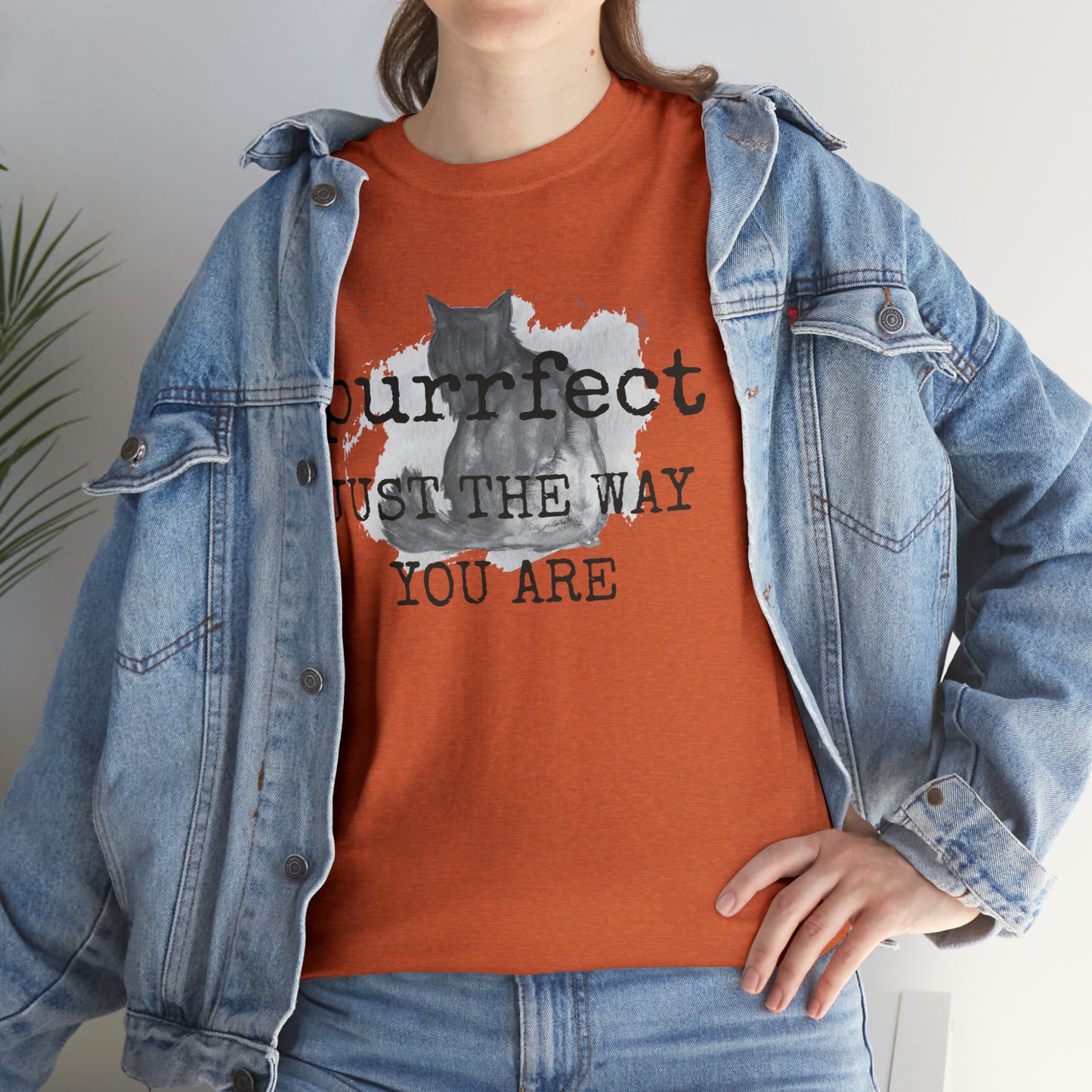 Purrfect Just the Way You Are Cat Tee