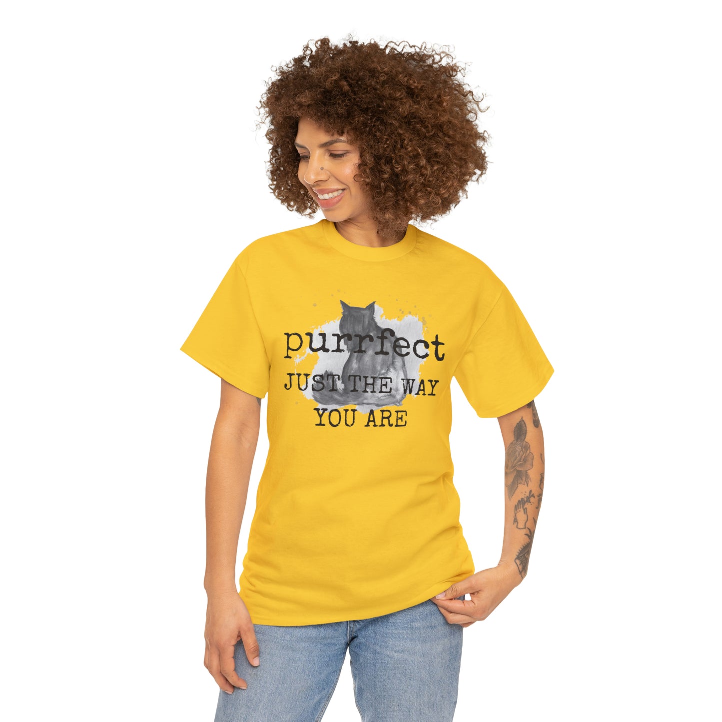 Purrfect Just the Way You Are Cat Tee
