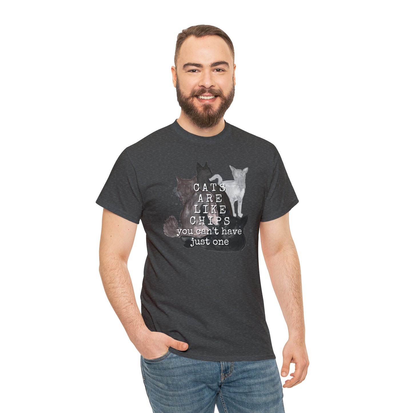 Cats Are Like Chips Tee