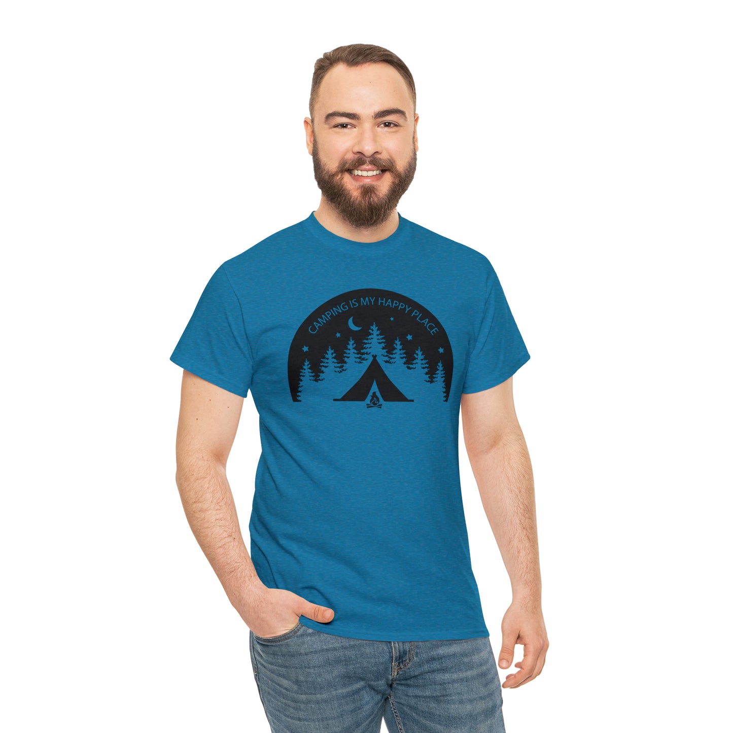 Camping Is My Happy Place Tee