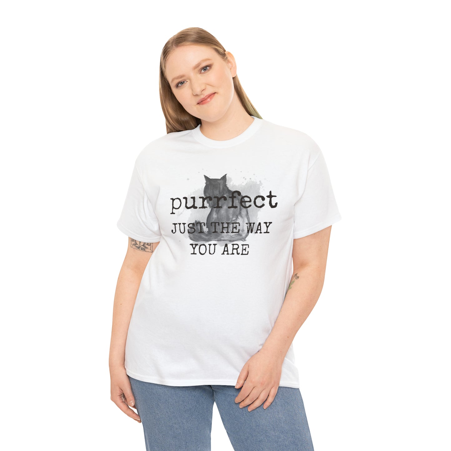 Purrfect Just the Way You Are Cat Tee