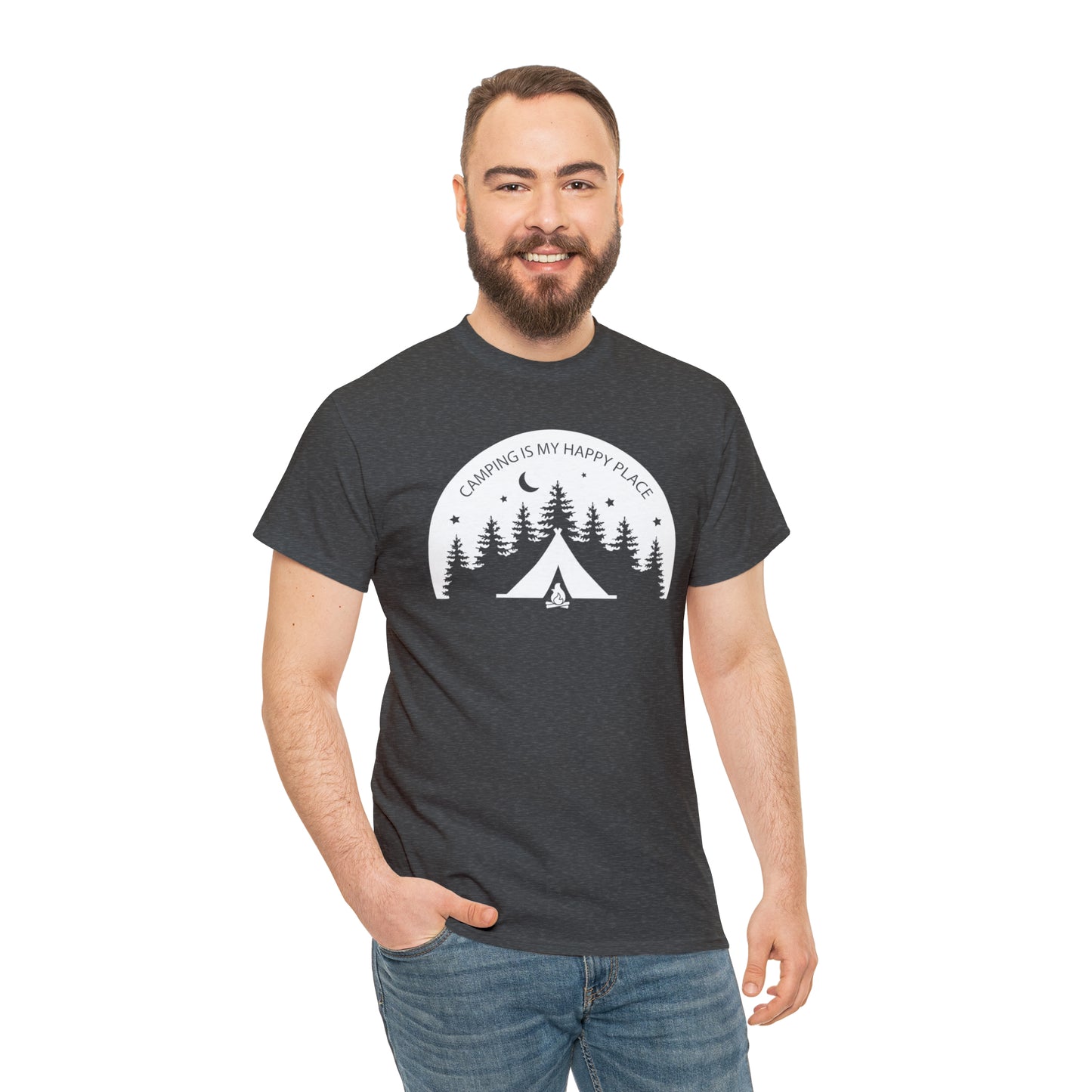 Camping Is My Happy Place Tee