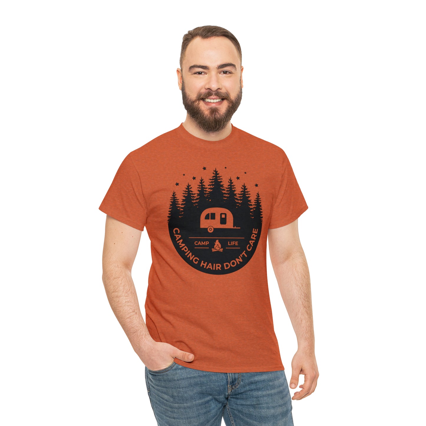 Camping Hair Don't Care Tee