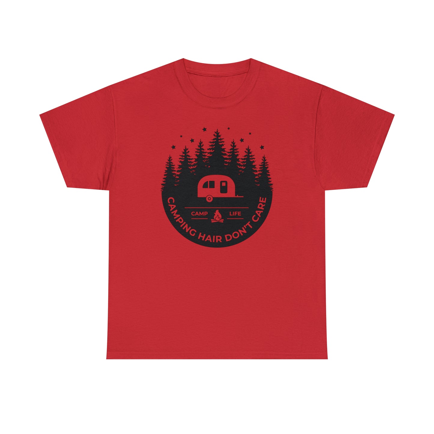 Camping Hair Don't Care Tee