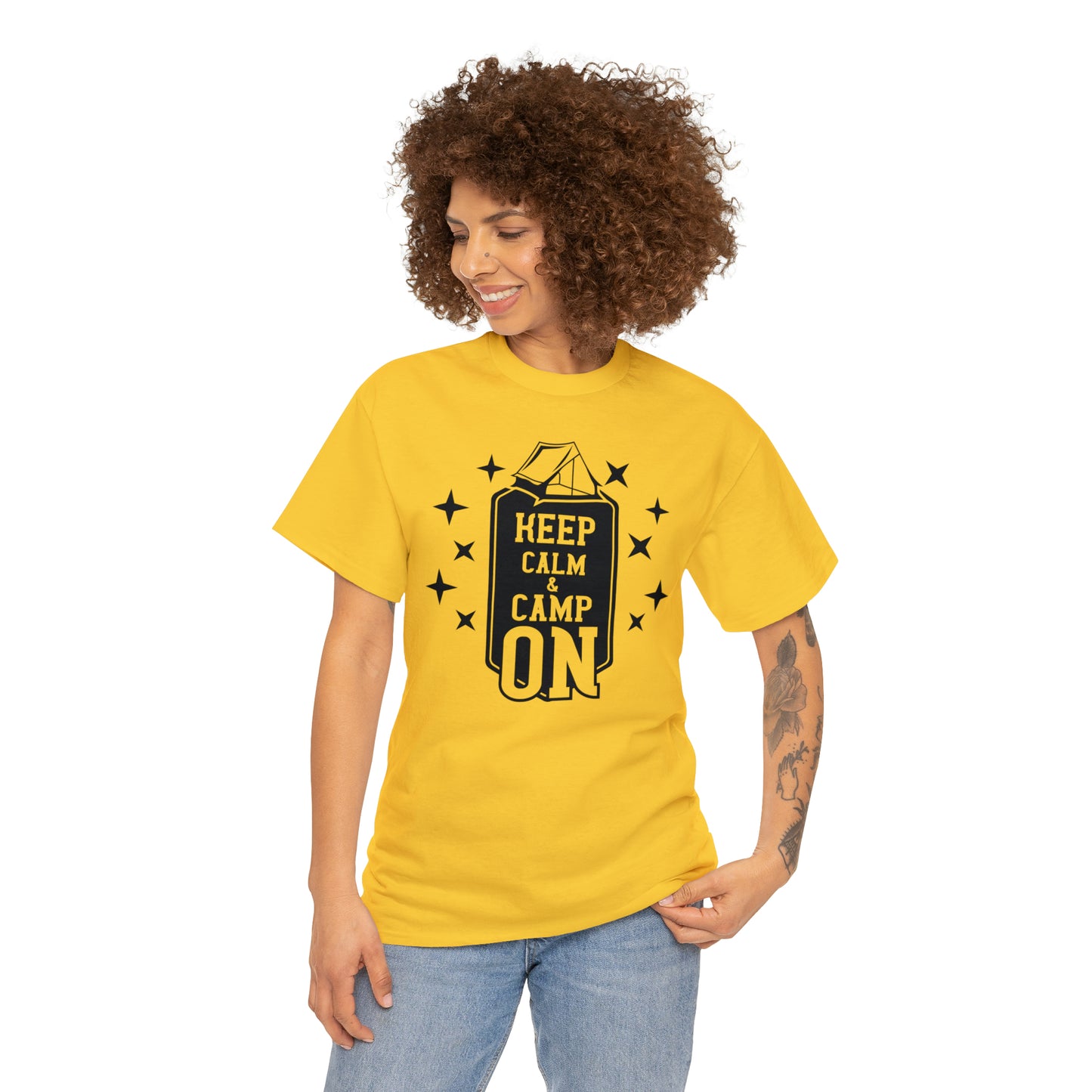 Keep Calm and Camp On Tee