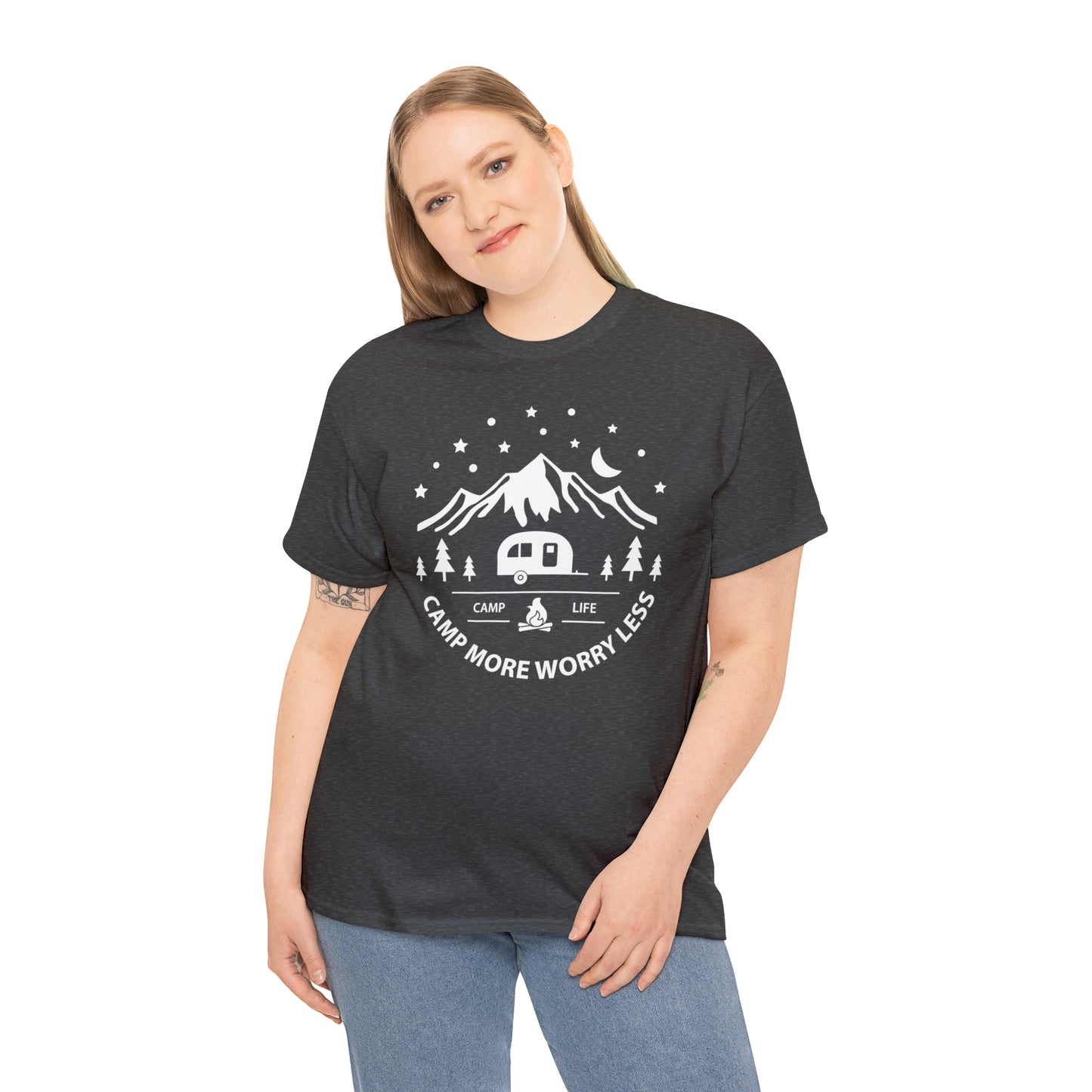 Camp More Worry Less Tee