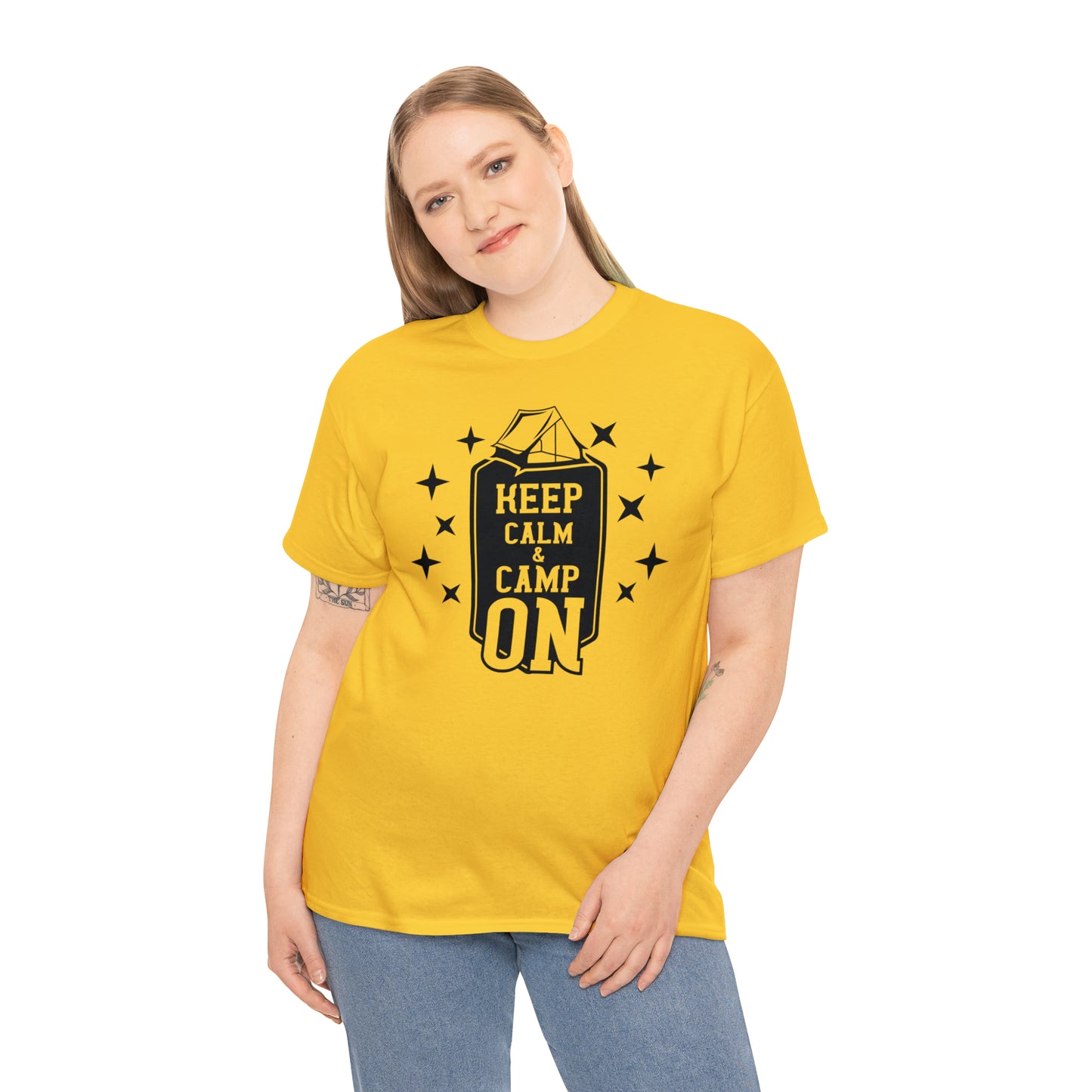 Keep Calm and Camp On Tee