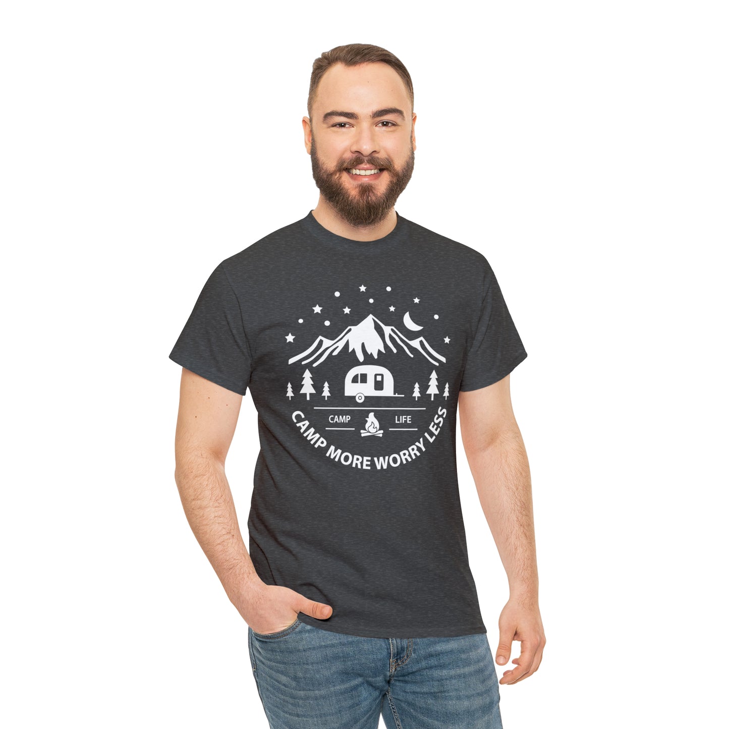 Camp More Worry Less Tee