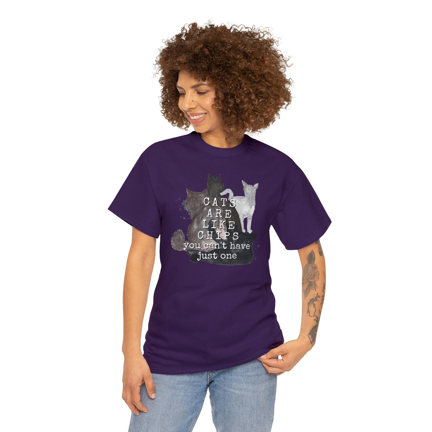 Cats Are Like Chips Tee