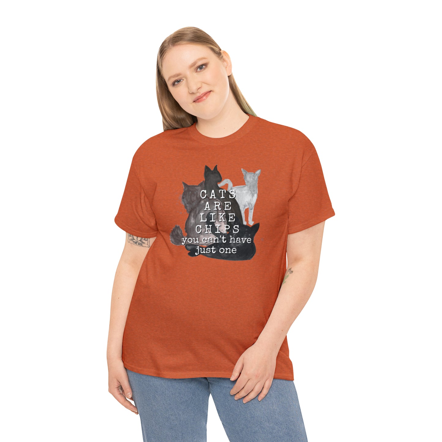 Cats Are Like Chips Tee