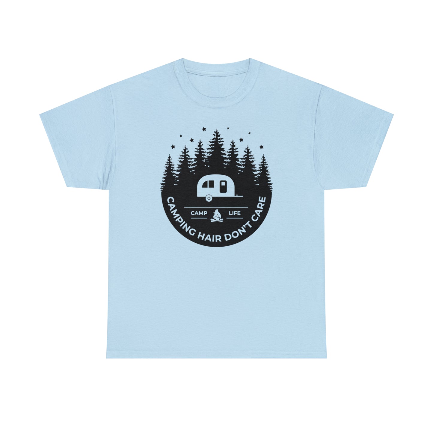 Camping Hair Don't Care Tee