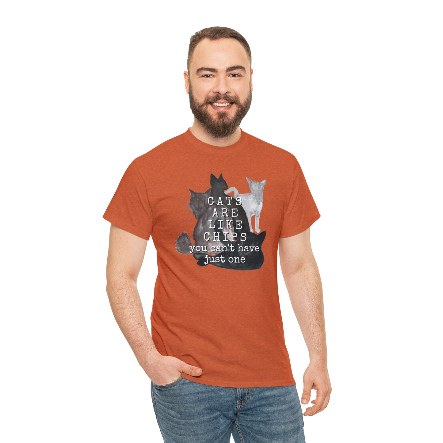 Cats Are Like Chips Tee