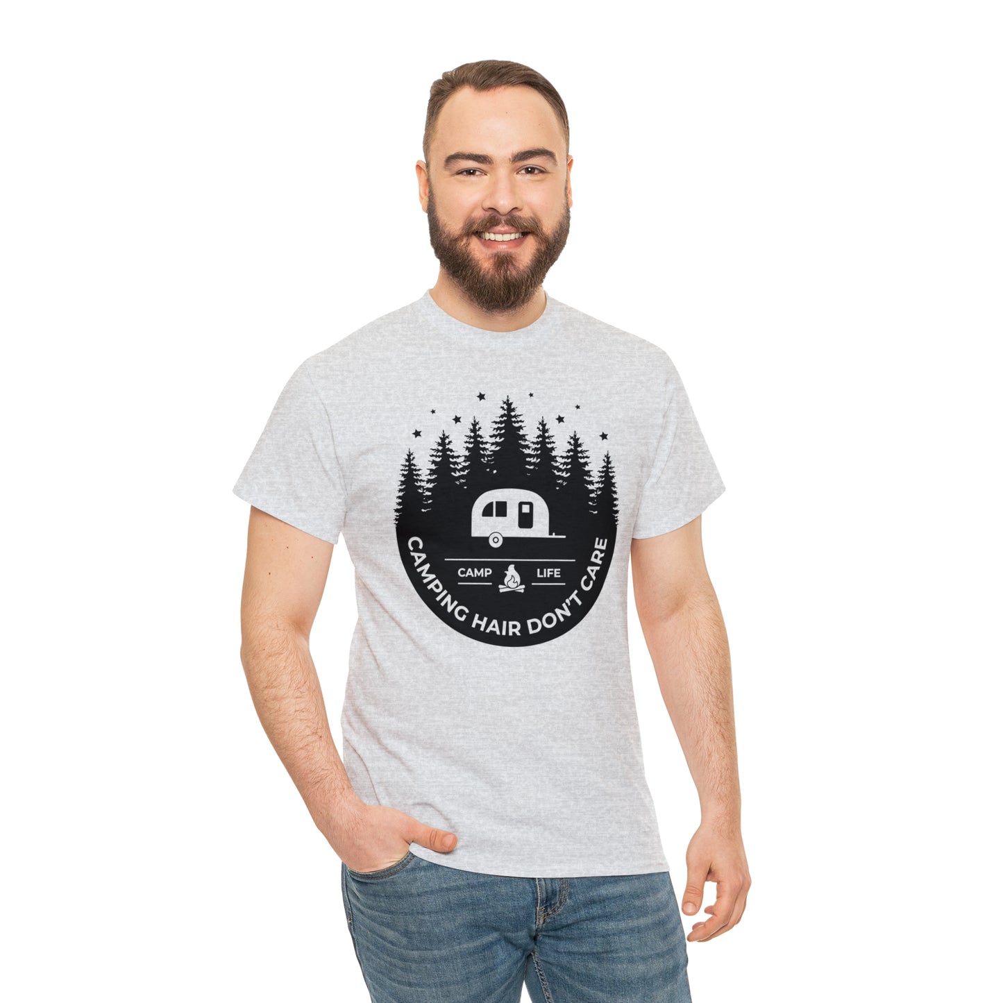 Camping Hair Don't Care Tee