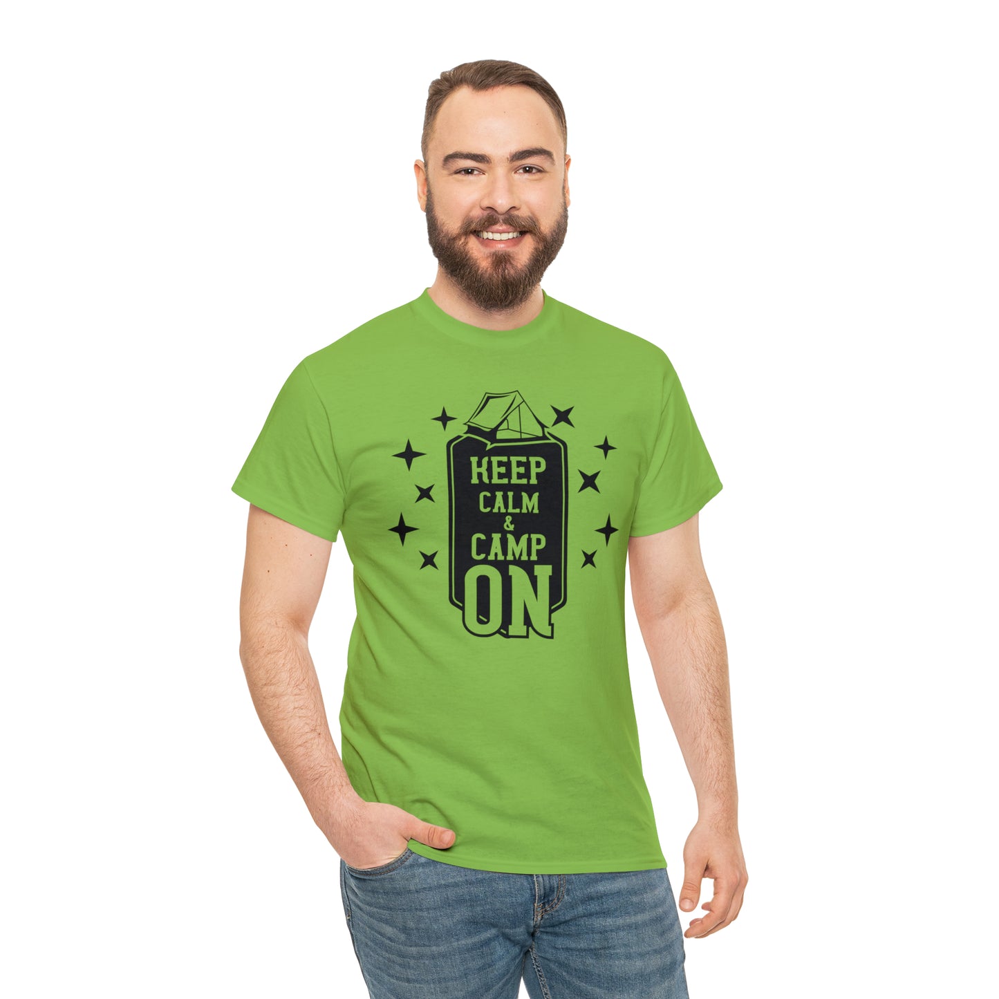 Keep Calm and Camp On Tee