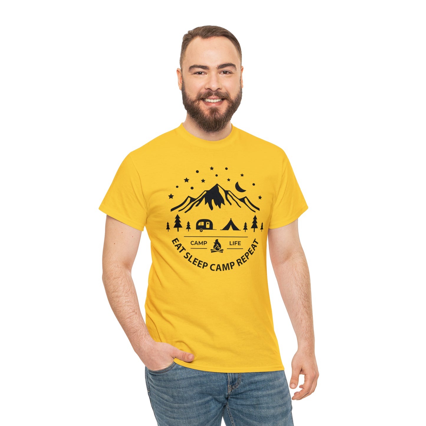 Eat Sleep Camp Repeat Tee