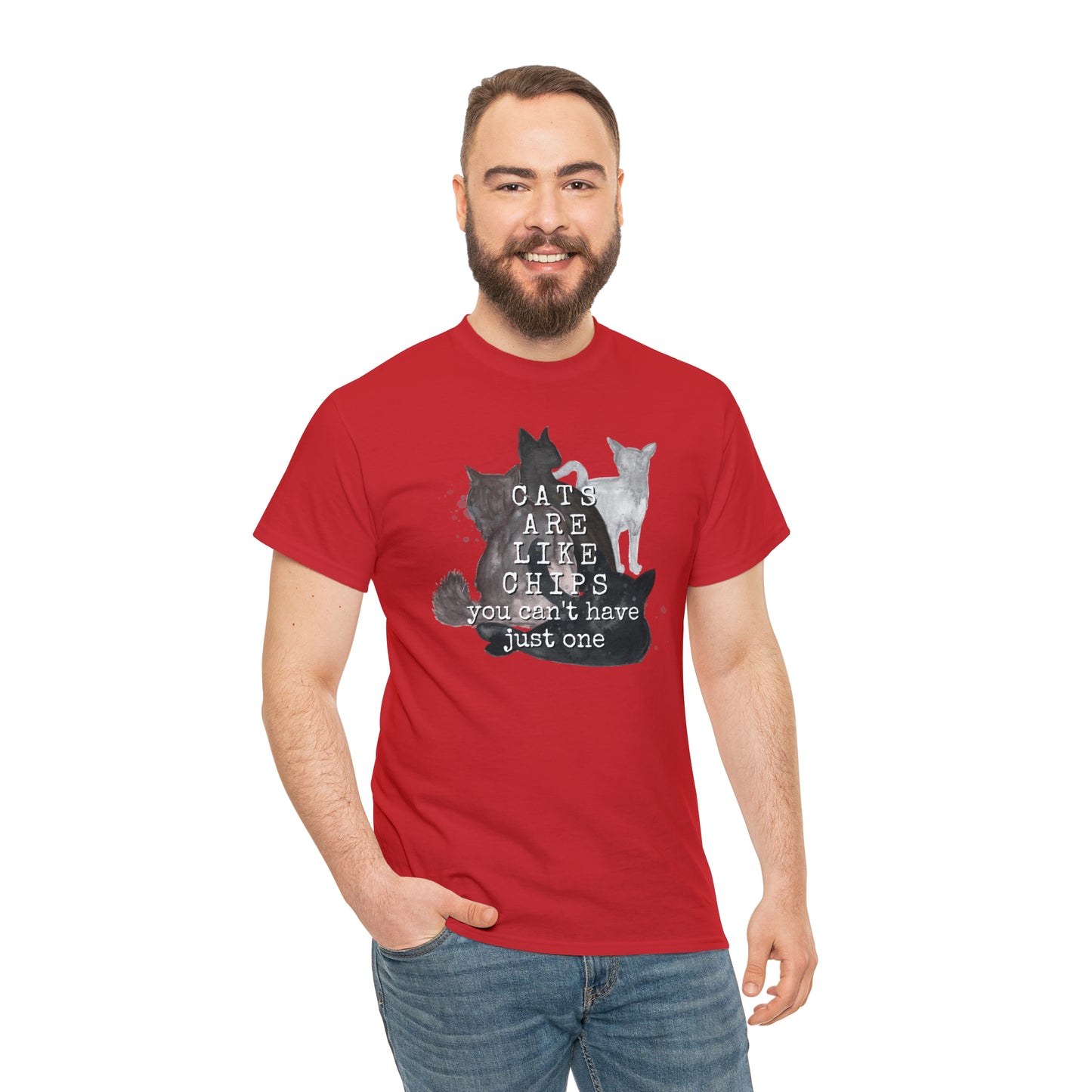 Cats Are Like Chips Tee