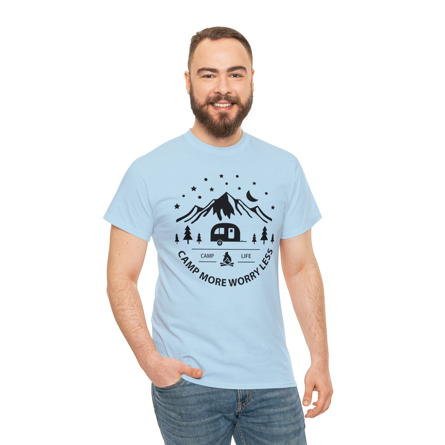 Camp More Worry Less Tee