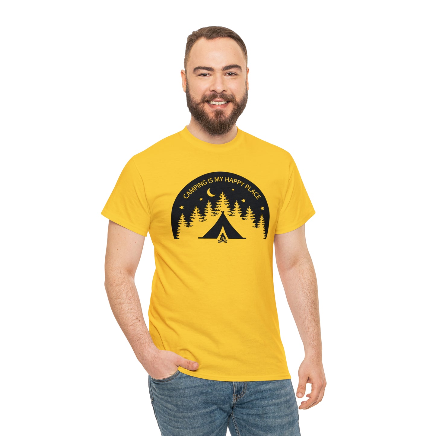 Camping Is My Happy Place Tee