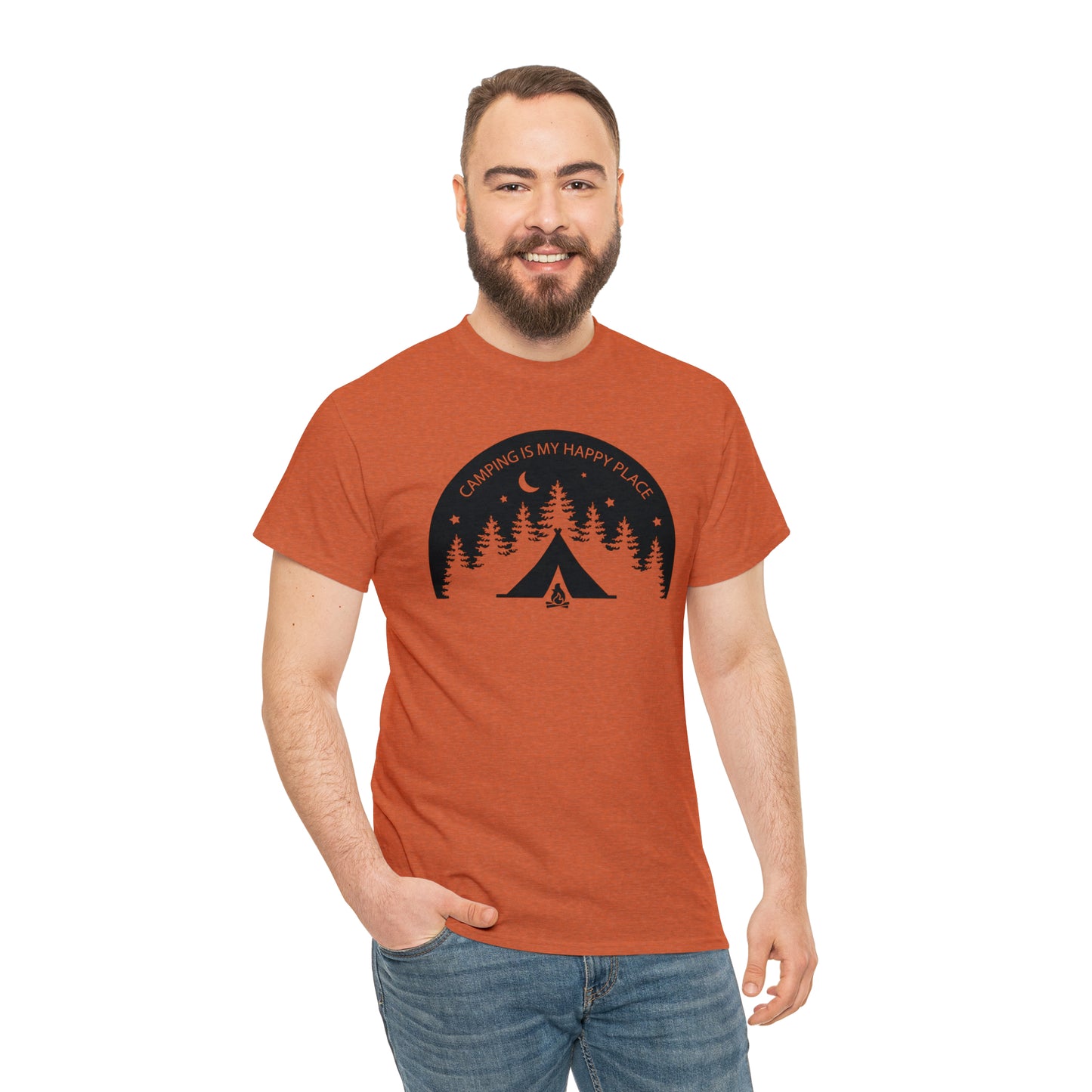 Camping Is My Happy Place Tee