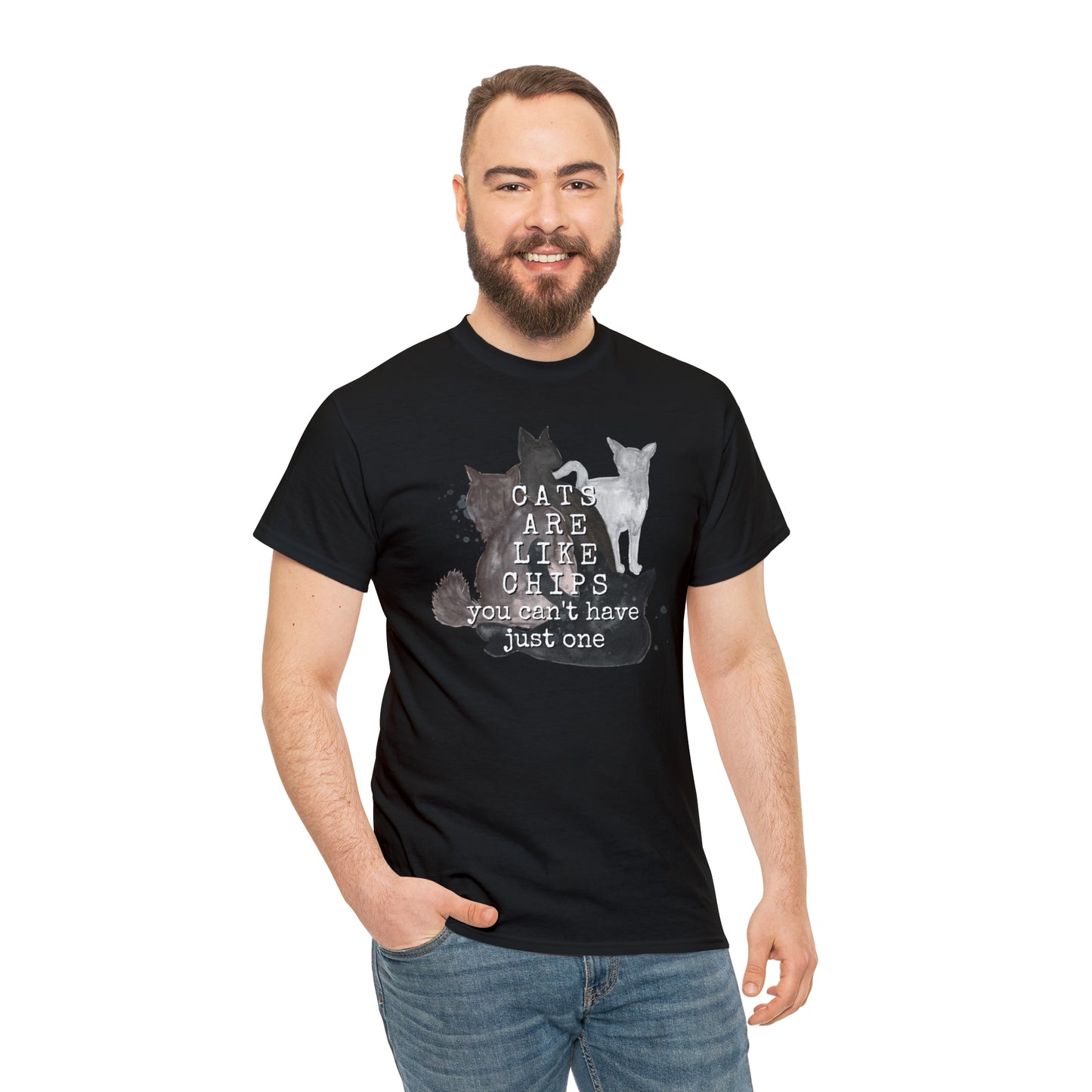 Cats Are Like Chips Tee