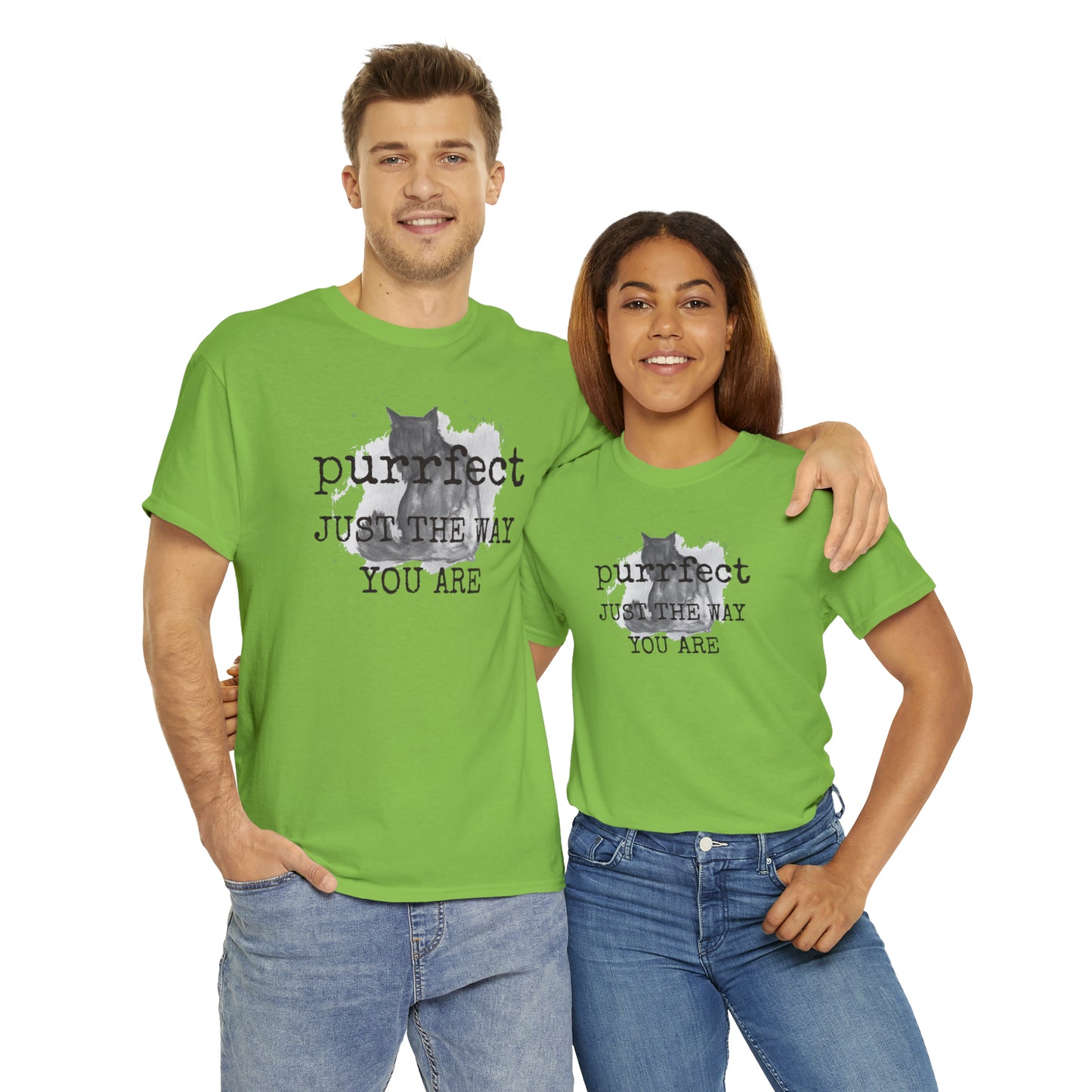 Purrfect Just the Way You Are Cat Tee