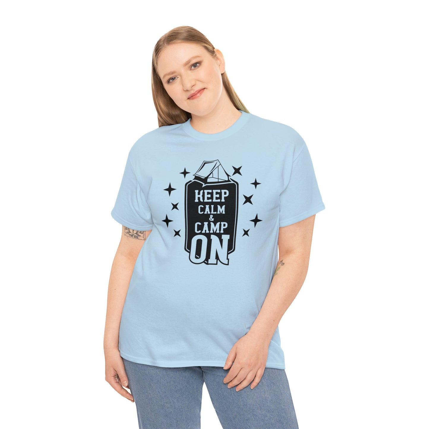 Keep Calm and Camp On Tee
