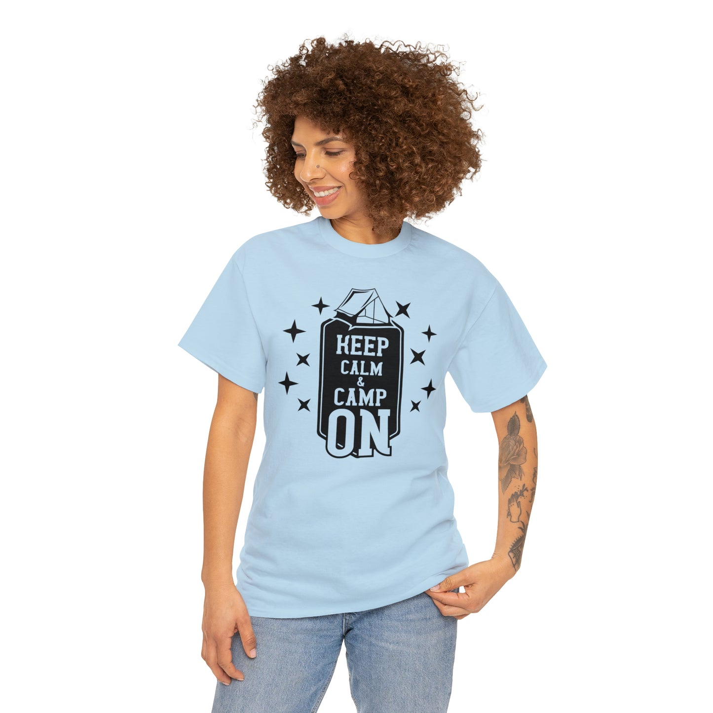 Keep Calm and Camp On Tee