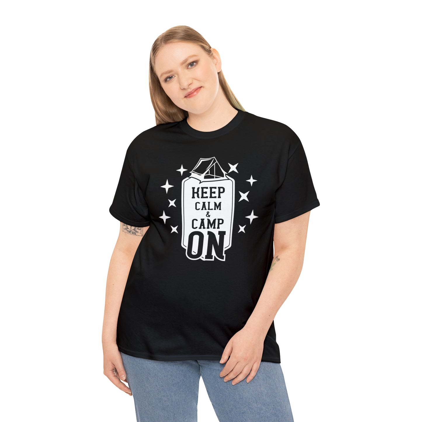 Keep Calm and Camp On Tee