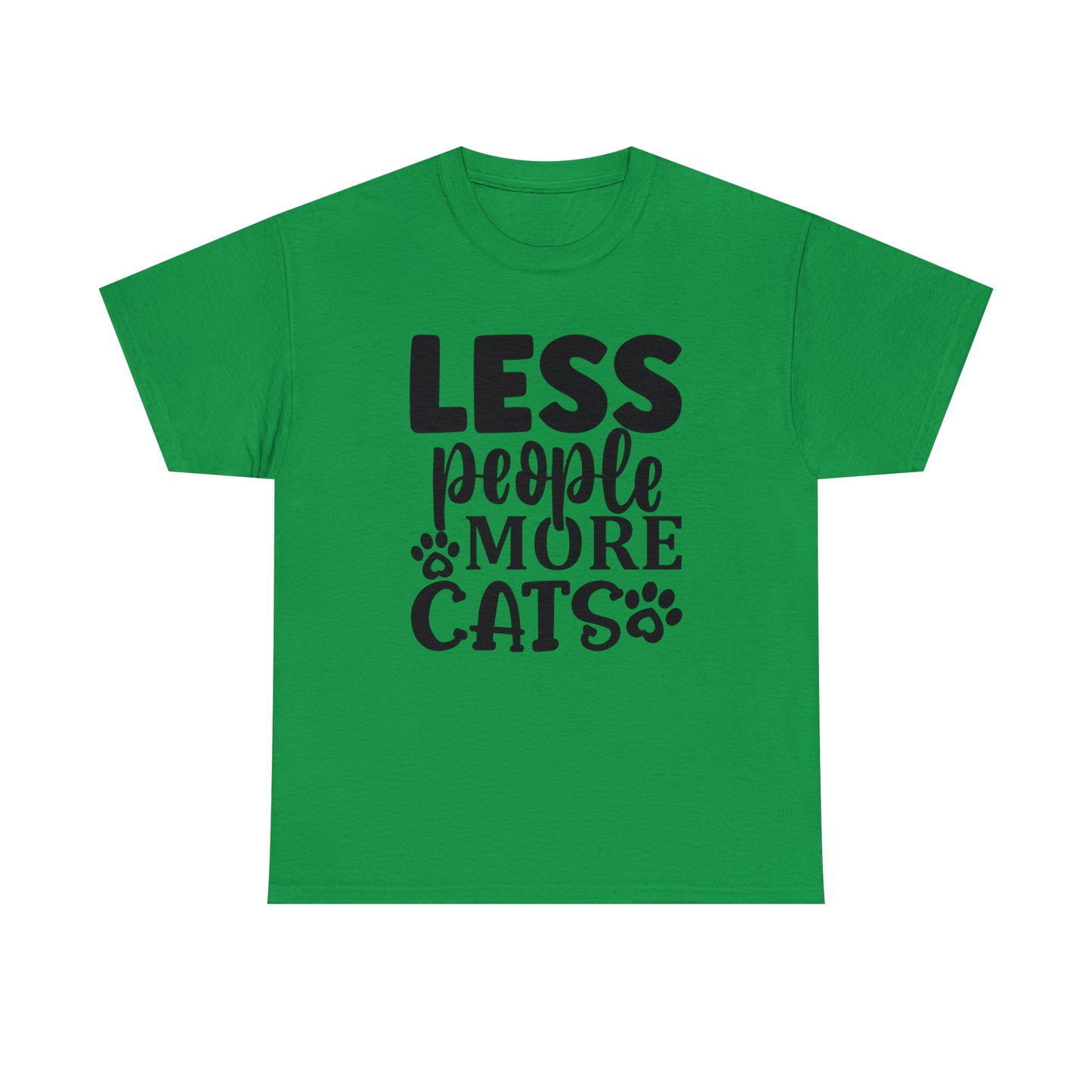 Less People More Cats Unisex Tee