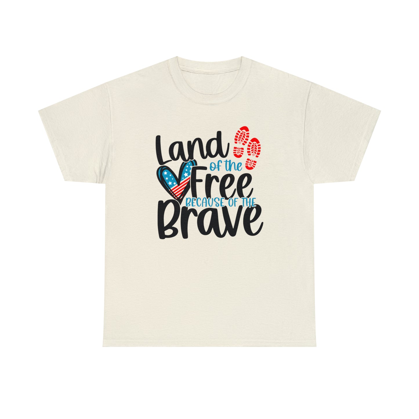 Land of the Free Because of the Brave Unisex Tee
