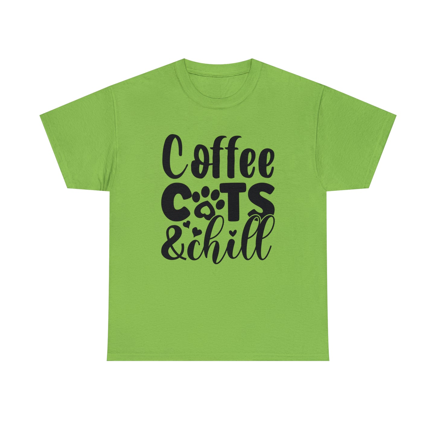 Coffee Cats and Chill Unisex Tee