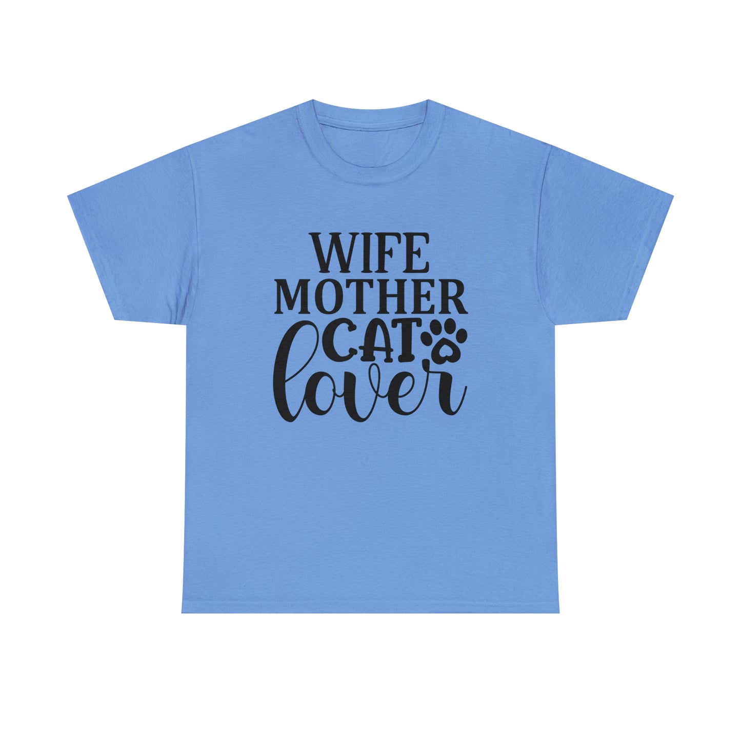 Wife Mother Cat Lover Tee