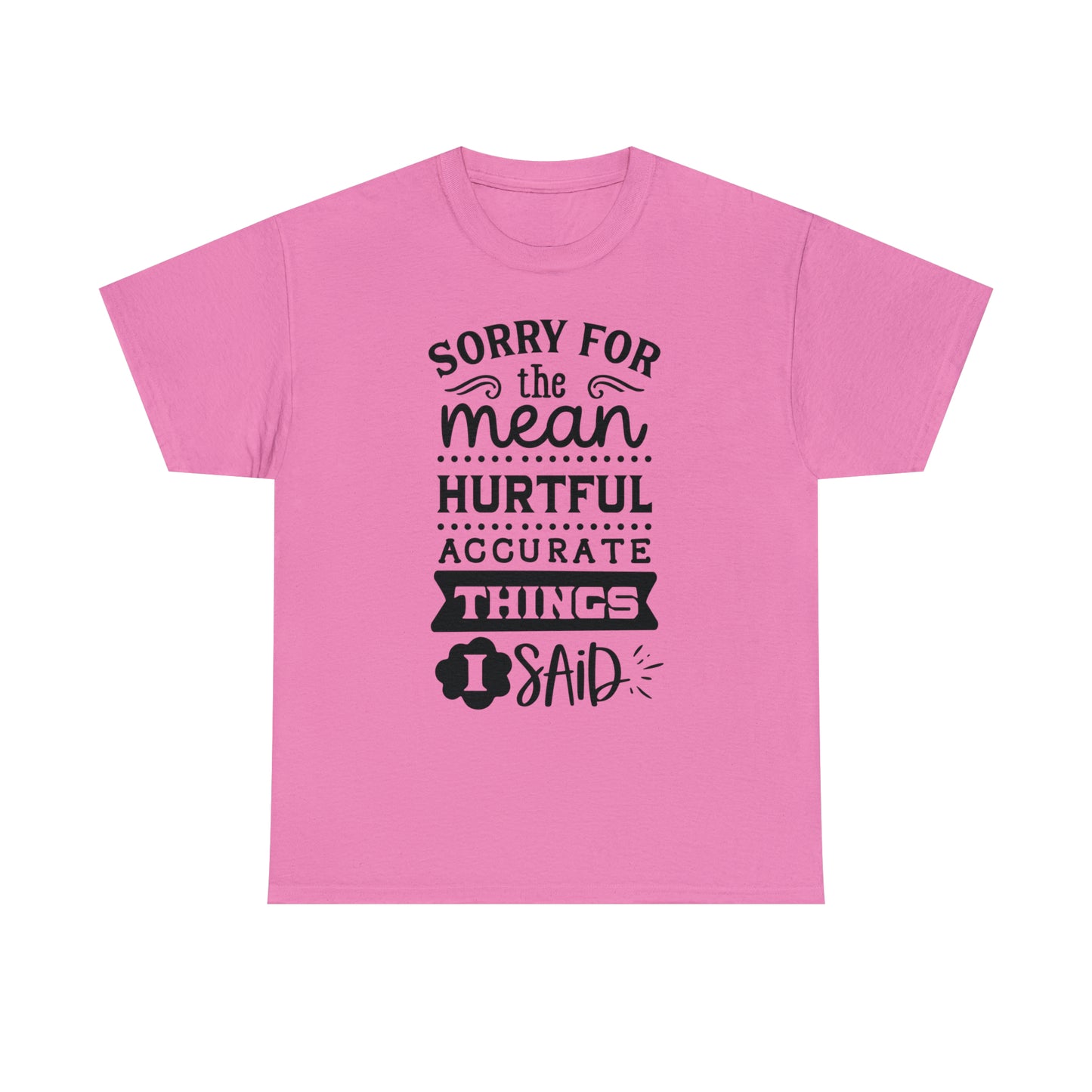 Sorry for the Hurtful Things Tee