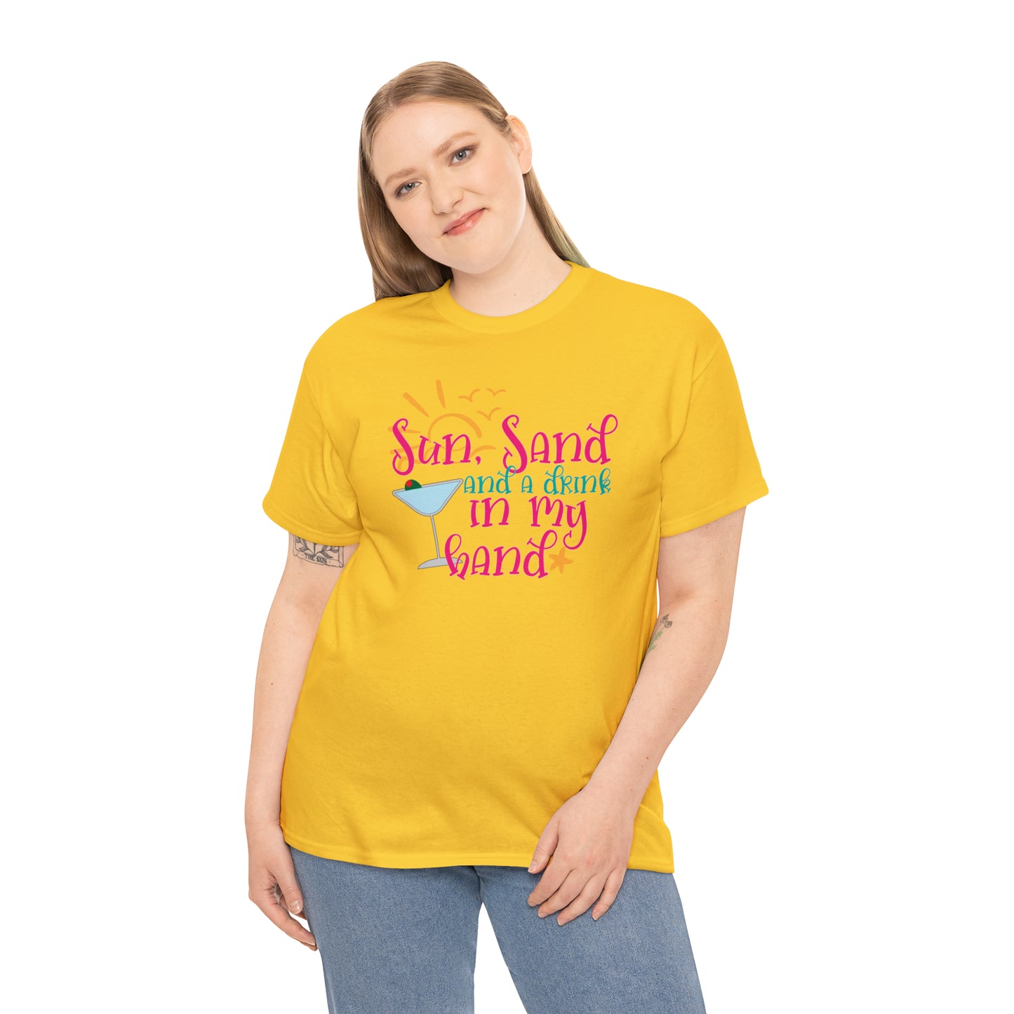 Sun Sand and a Drink in My Hand Tee