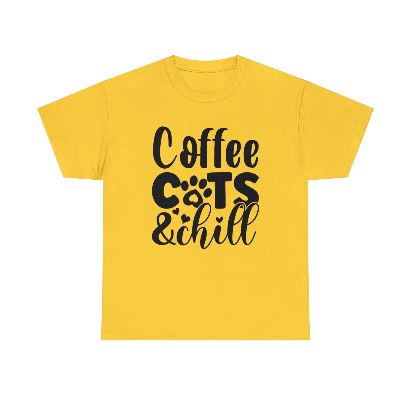 Coffee Cats and Chill Unisex Tee