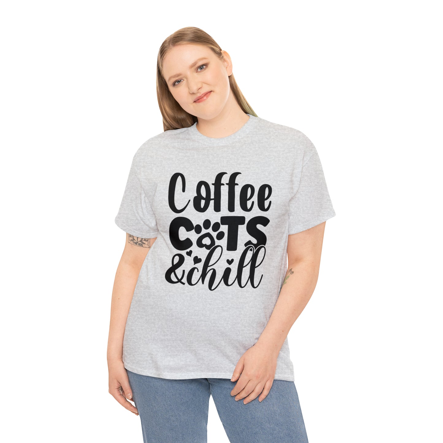 Coffee Cats and Chill Unisex Tee