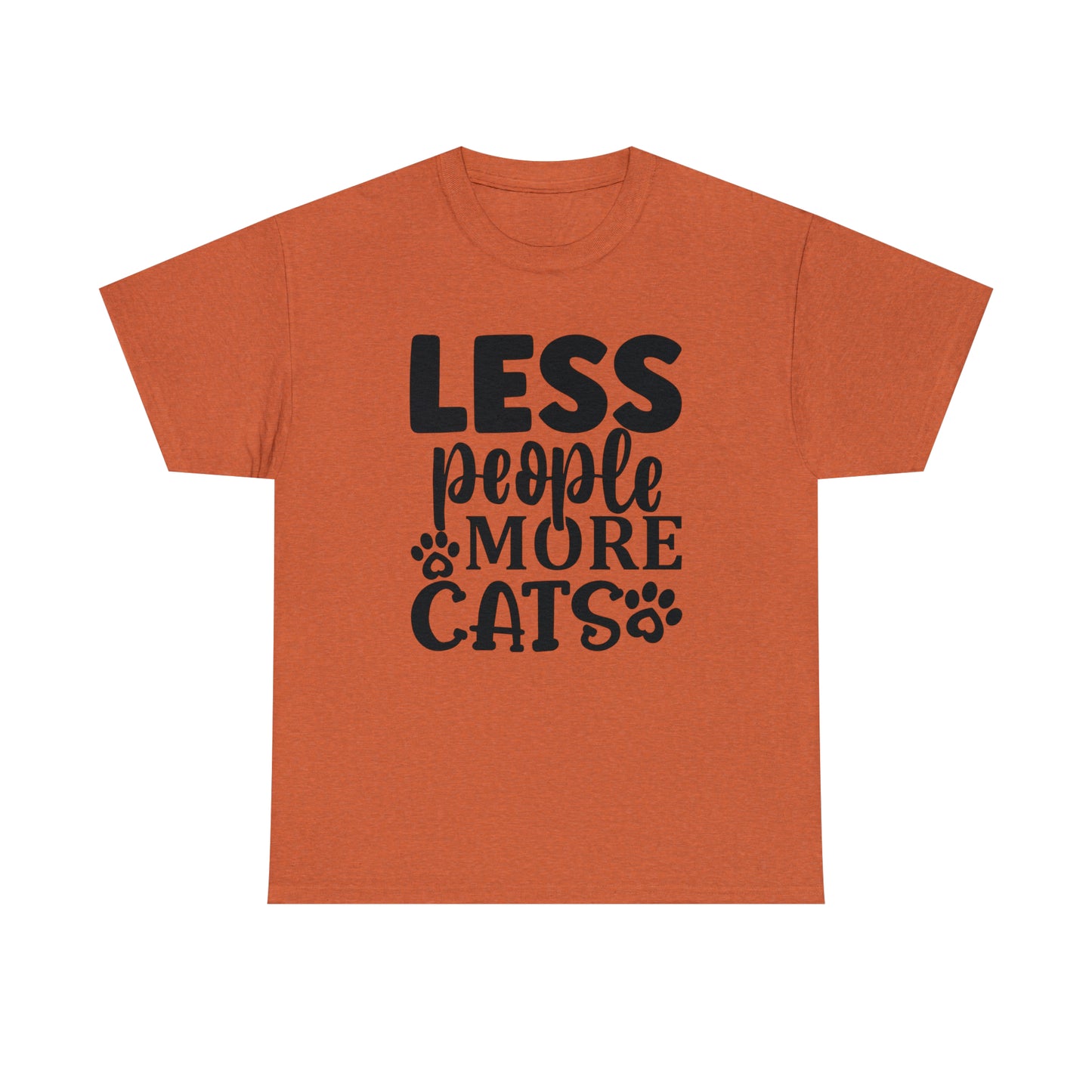 Less People More Cats Unisex Tee