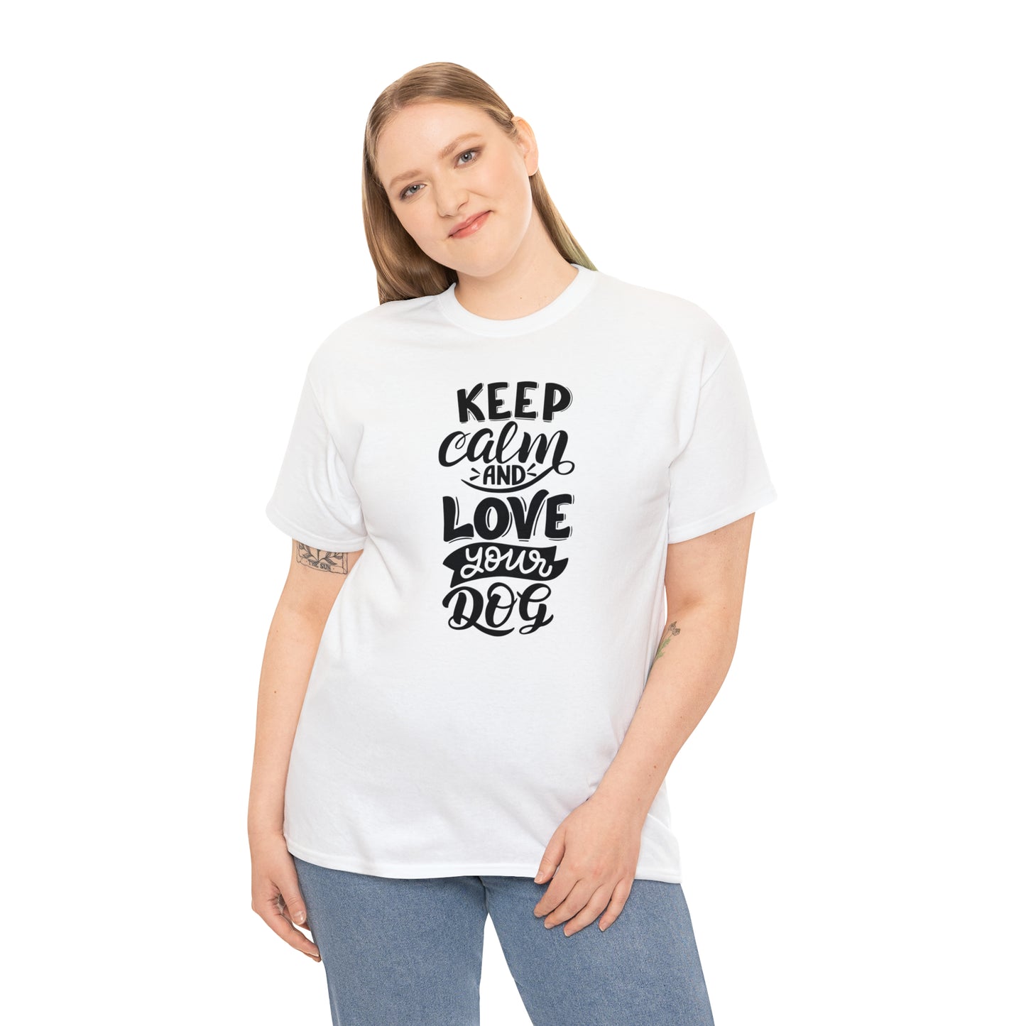 Keep Calm and Love Your Dog Unisex Tee